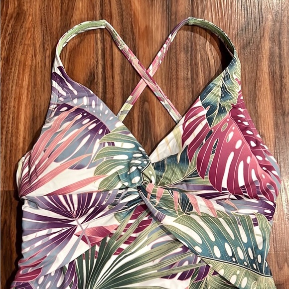 Bleu Rod Beattie It’s A Breeze Plunge Drape One Piece - Picture 6 of 15